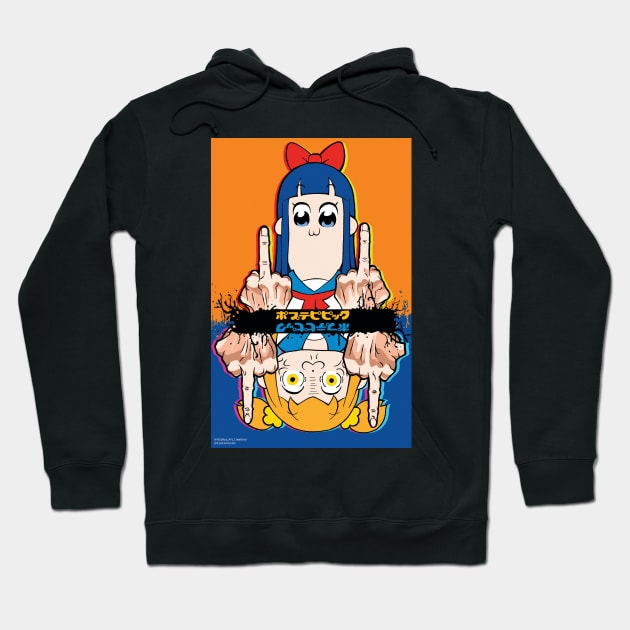 Pop Team Epic Hoodie by EvoComicsInc